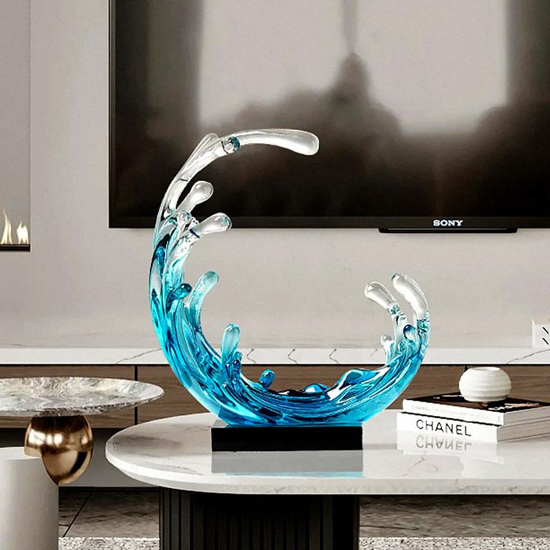 Escultura Decorativa Big Wave | TrendHaus - Decoração para Casa - Decora sala de estar