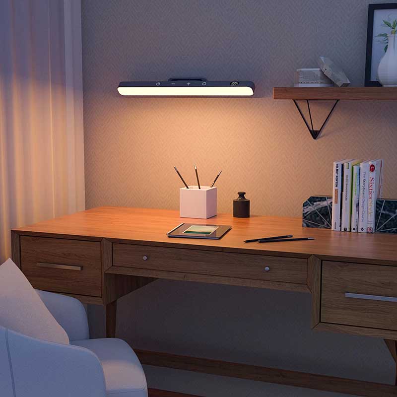 Luminária de LED Magnética Multifuncional Home Office Luz Quente | TrendHaus - Decoração para Casa