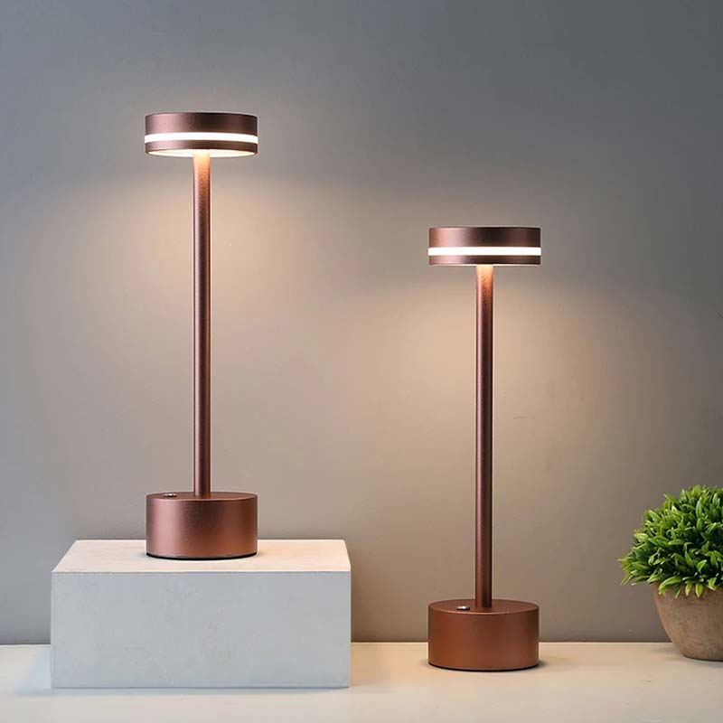 Luminárias de Mesa LED Sem Fio Elegance Rosé | TrendHaus - Decoração para Casa
