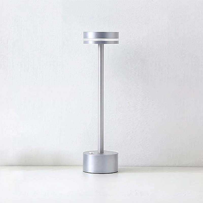 Luminária de Mesa LED Sem Fio Elegance Prata | TrendHaus - Decoração para Casa