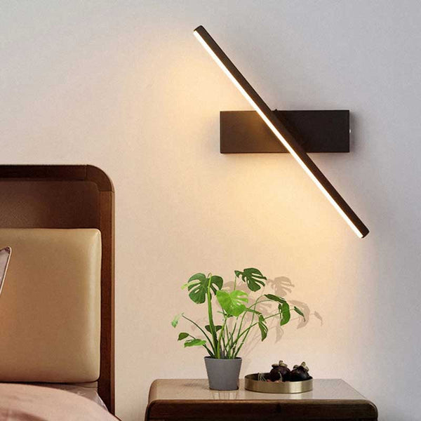 Luminária de Parede Arandela Rotate Preta Decora Quarto Abajur | TrendHaus - Decoração para Casa