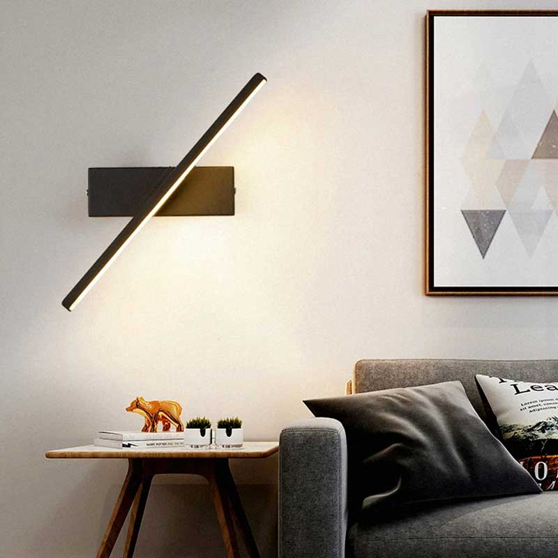 Luminária de Parede Arandela Rotate Preta Decora Sala | TrendHaus - Decoração para Casa