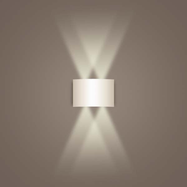 Luminária de Parede Arandela Aluminum Branca 6W | TrendHaus - Decoração para Casa
