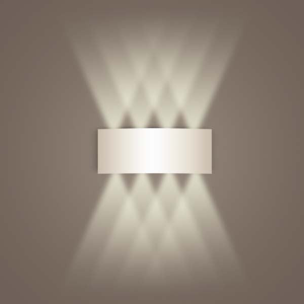 Luminária de Parede Arandela Aluminum Branca 8W | TrendHaus - Decoração para Casa