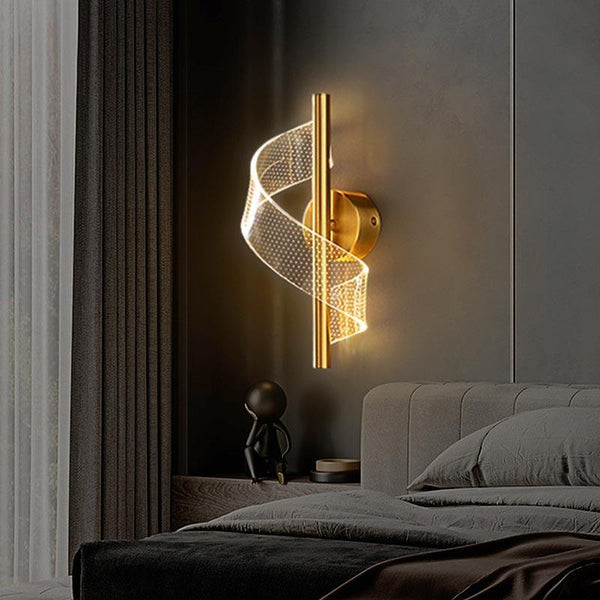 Luminária de Parede Arandela Espiral - Para Quarto e Sala | TrendHaus - Decoração para Casa