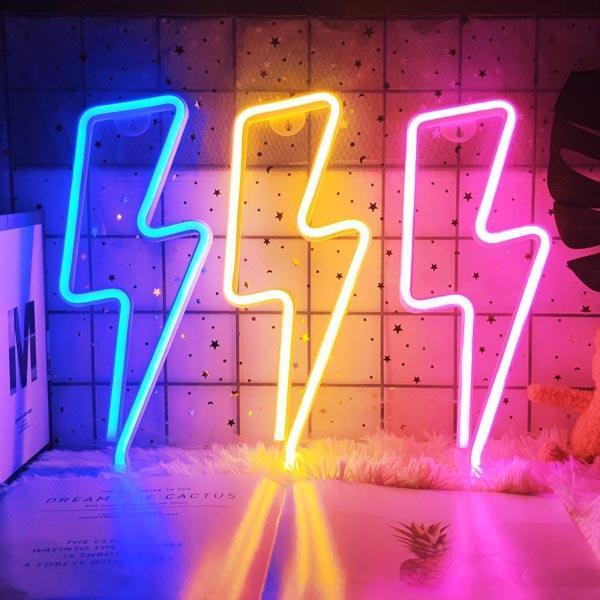 Luminária de Parede Neon Raio - LED | TrendHaus - Decoração para Casa