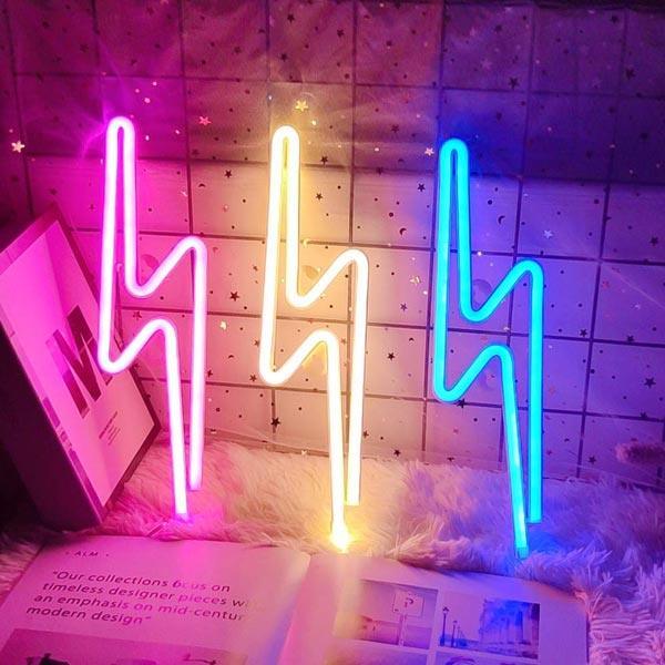 Luminária de Parede Neon Raio - LED | TrendHaus - Decoração para Casa 4