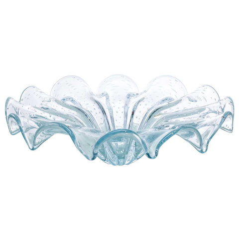 Centro de mesa murano Yara Transparente em cristal soprado à mão | TrendHaus