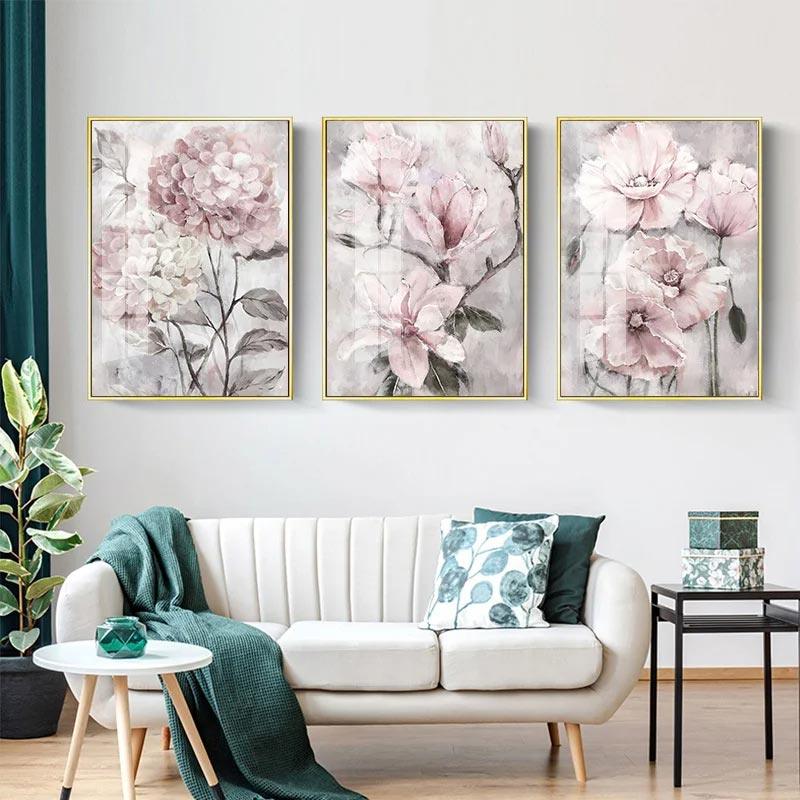 Quadros Decorativos Pink Flower | TrendHaus - Decoração para Casa