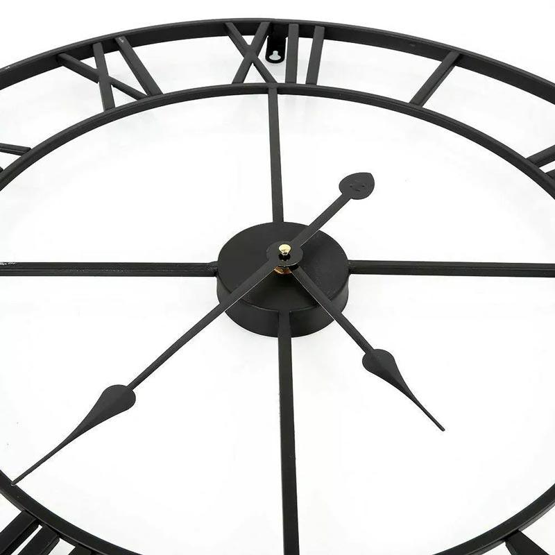 Relógio de Parede Retro Black Detalhe | TrendHaus - Decoração para Casa