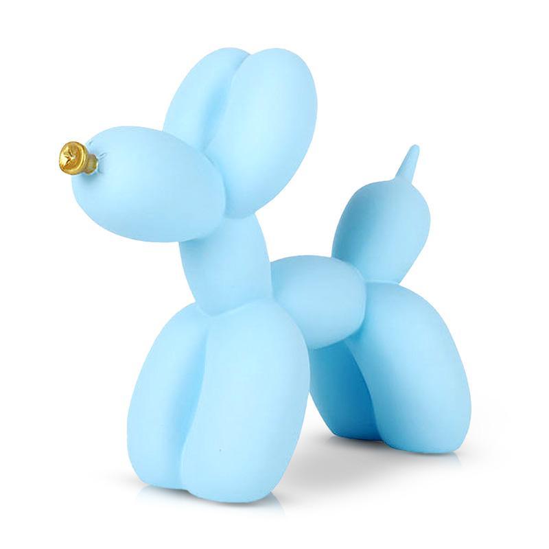 Esculturas Decorativas Dog Balloon Azul Claro | TrendHaus Decoração para Casa