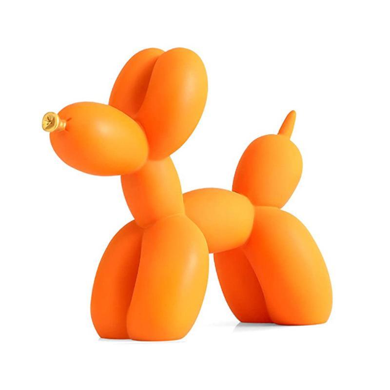 Esculturas Decorativas Dog Balloon Laranja| TrendHaus Decoração para Casa