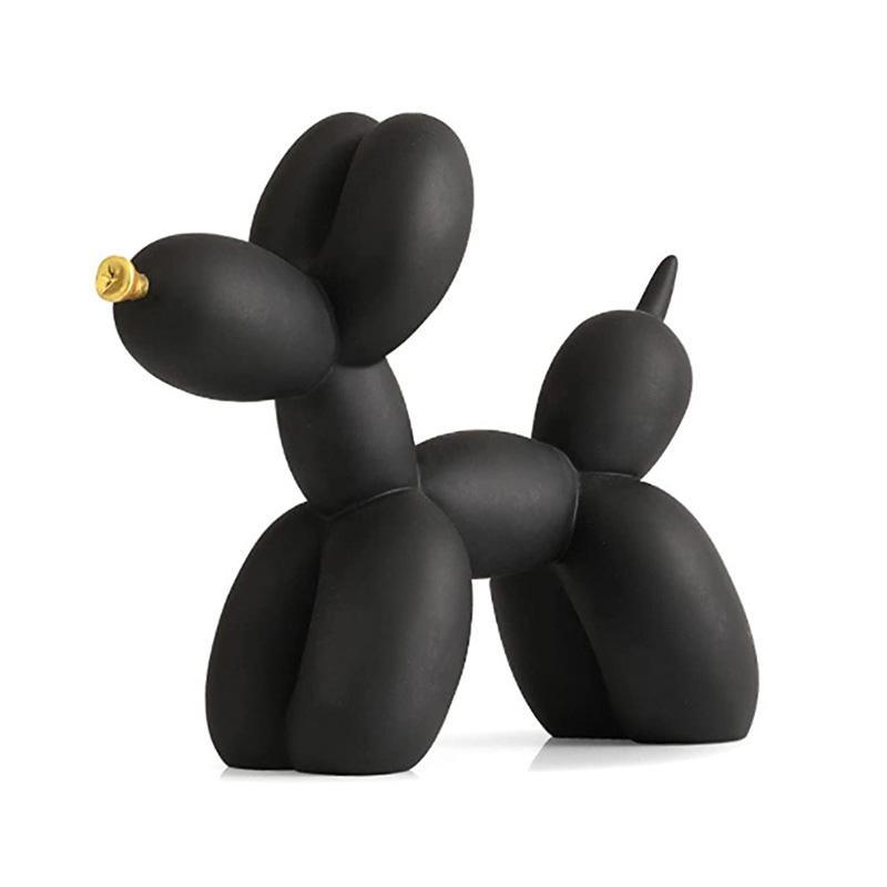 Esculturas Decorativas Dog Balloon Preto | TrendHaus Decoração para Casa