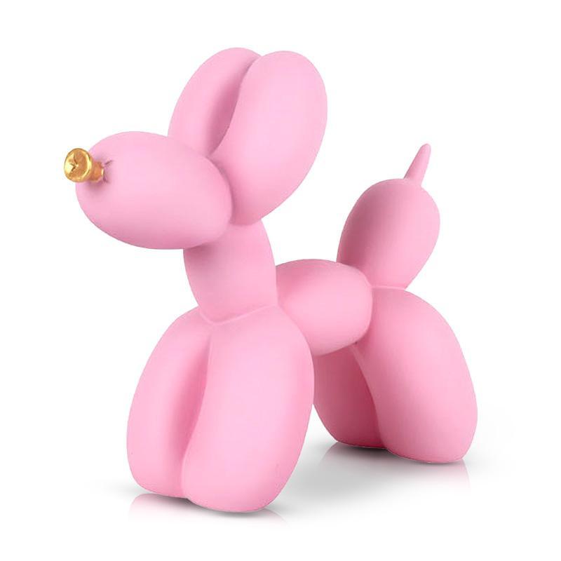 Esculturas Decorativas Dog Balloon Rosa | TrendHaus Decoração para Casa