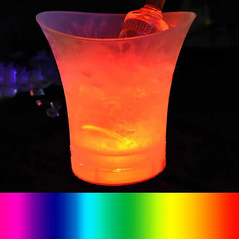 Balde de Gelo LED Party Multicolorido RGB| TrendHaus - Decoração para Casa