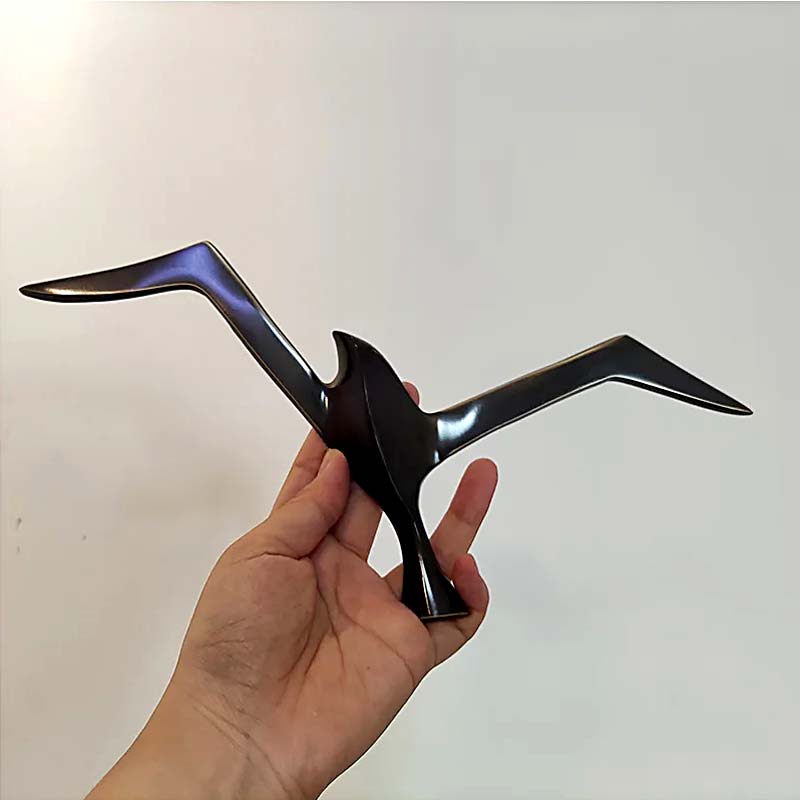 Escultura de Parede em Metal Gaivotas | TrendHaus - Decoração para Casa Preta