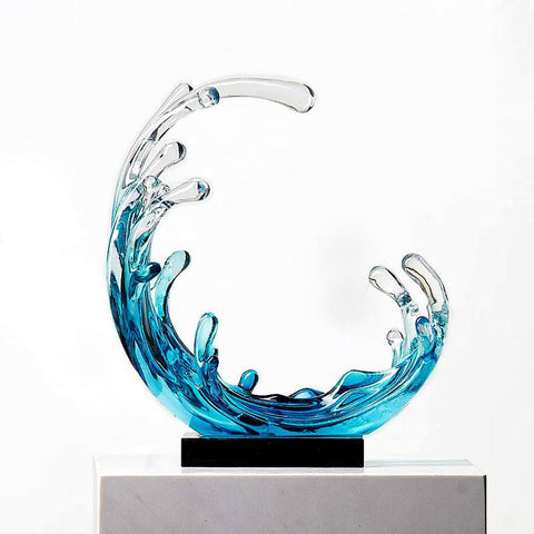 Escultura Decorativa Big Wave | TrendHaus - Decoração para Casa - Decora sala