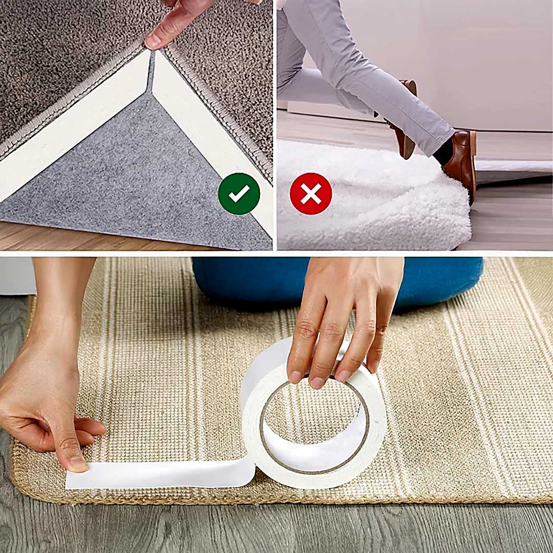 Fita Antiderrapante para Tapetes e Passadeiras | TrendHaus Decoração para Casa