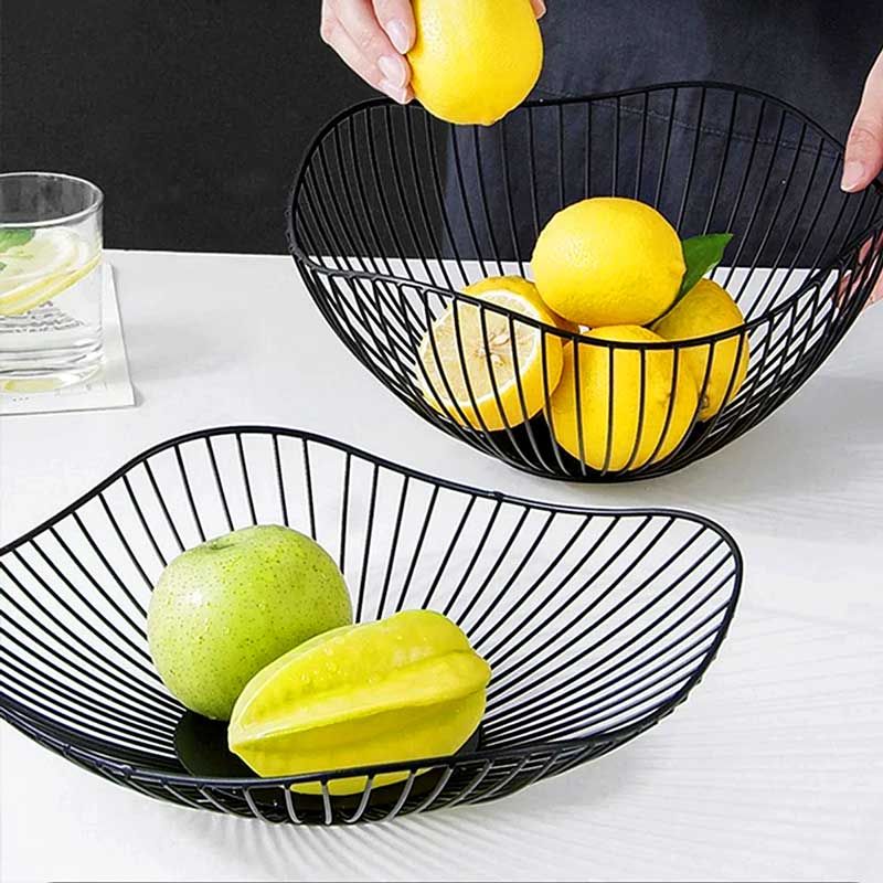 Fruteiras de Mesa Wire Pretas | TrendHaus - Decoração para Casa