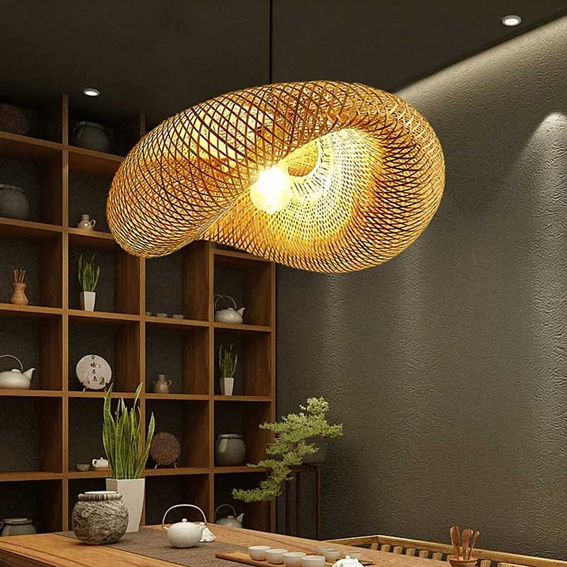 Luminária Pendente de Palha Orient Padang 3 | TrendHaus - Decoração para Casa