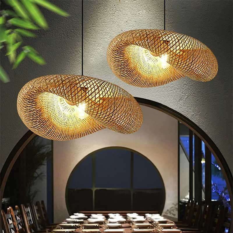 Luminária Pendente de Palha Orient Padang 5 | TrendHaus - Decoração para Casa