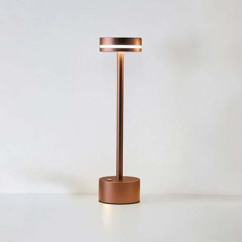 Luminária de Mesa LED Sem Fio Elegance Rosé | TrendHaus - Decoração para Casa