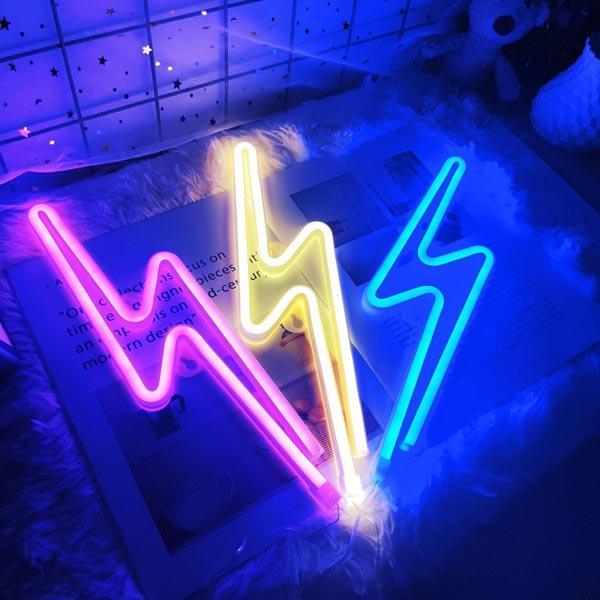 Luminária de Parede Neon Raio - LED | TrendHaus - Decoração para Casa 3