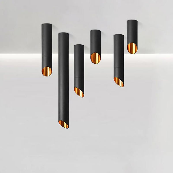 Luminária de Teto Pipe Preta | TrendHaus - Decoração para Casa