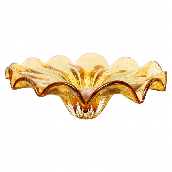 Murano Centro de Mesa Yara Âmbar | TrendHaus - Decoração para Casa