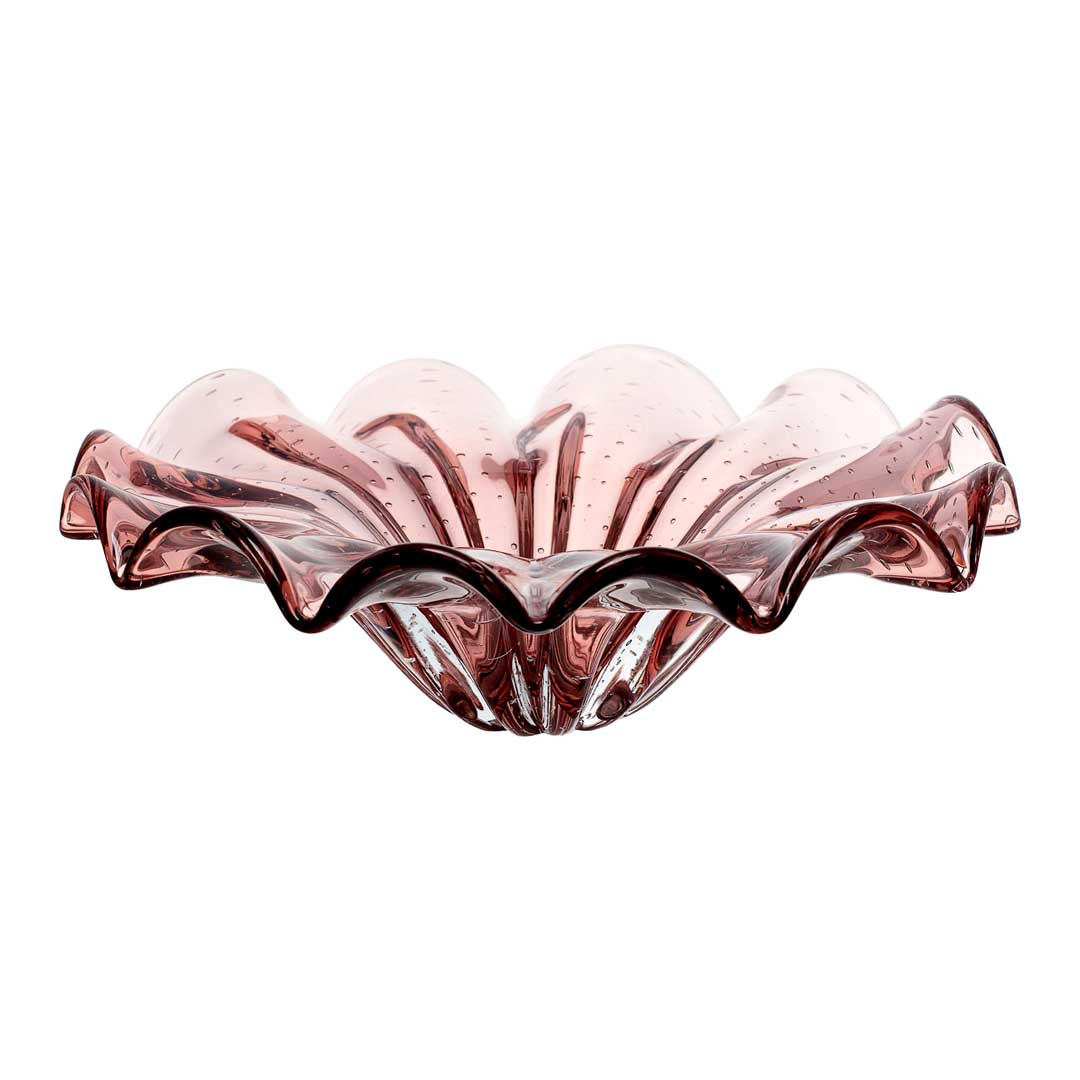 Murano Centro de Mesa Yara Vintage Rosé | TrendHaus - Decoração para Casa