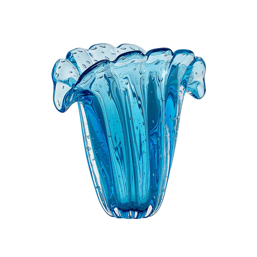 Murano  Vaso Decorativo Firenze Aquamarine 2 | TrendHaus - Decoração para Casa