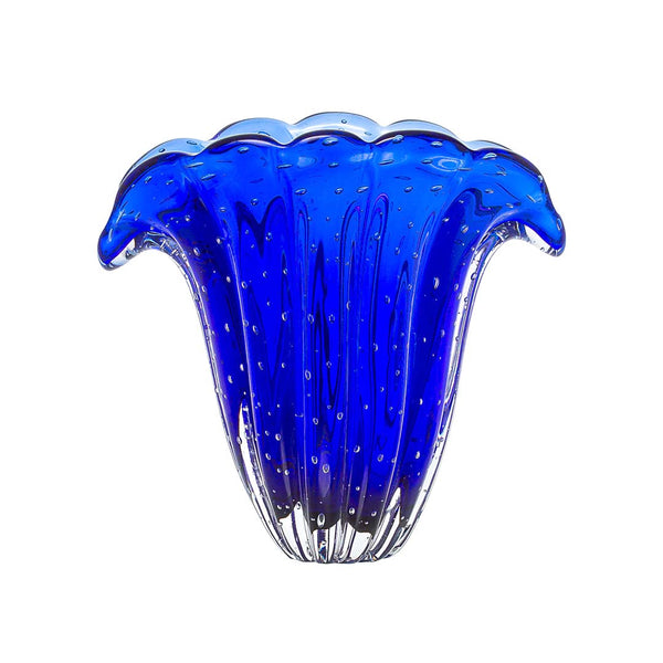 Murano Vaso Decorativo Firenze Azul Safira | TrendHaus - Decoração para Casa