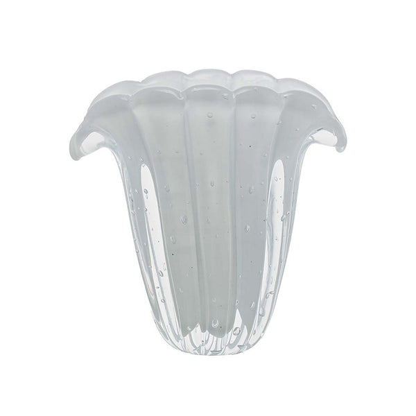 Murano Vaso Decorativo Firenze Branco Pérola | TrendHaus - Decoração para Casa