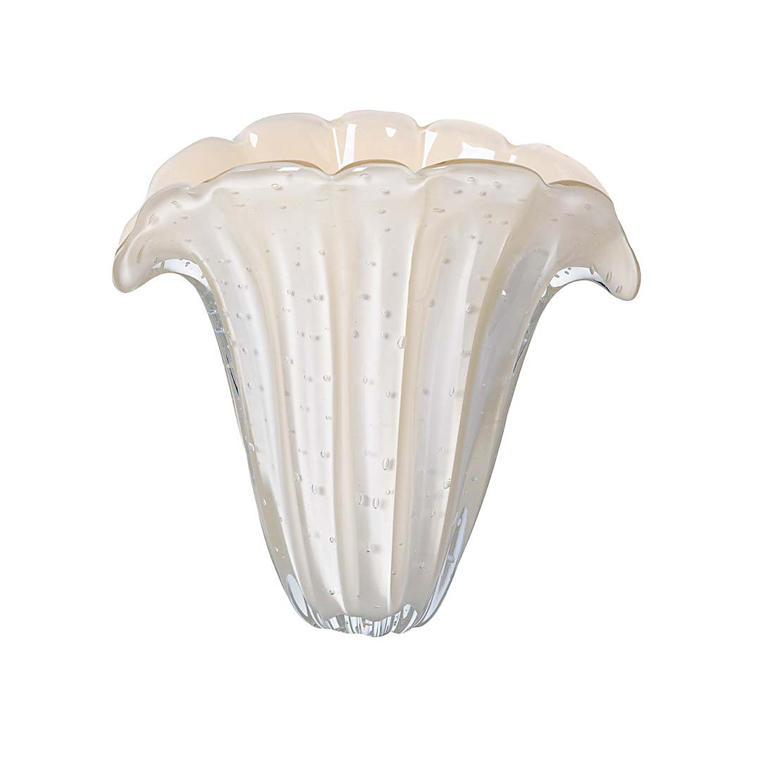 Murano Vaso Decorativo Firenze Marfim | TrendHaus - Decoração para Casa