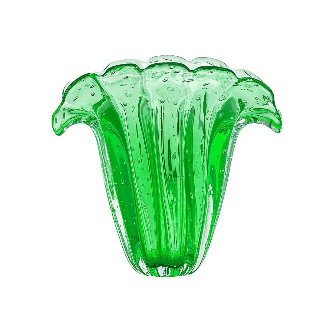 Murano Vaso Decorativo Firenze Verde Esmeralda | TrendHaus - Decoração para Casa