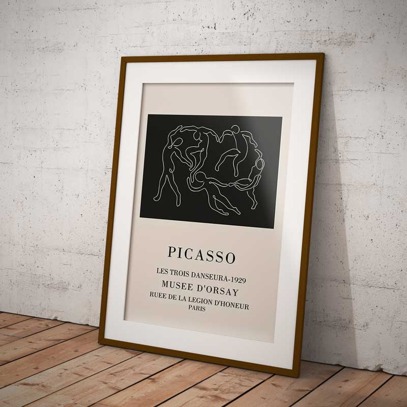 Quadro Decorativo Art Boho Picasso B | TrendHaus - Decoração para Casa