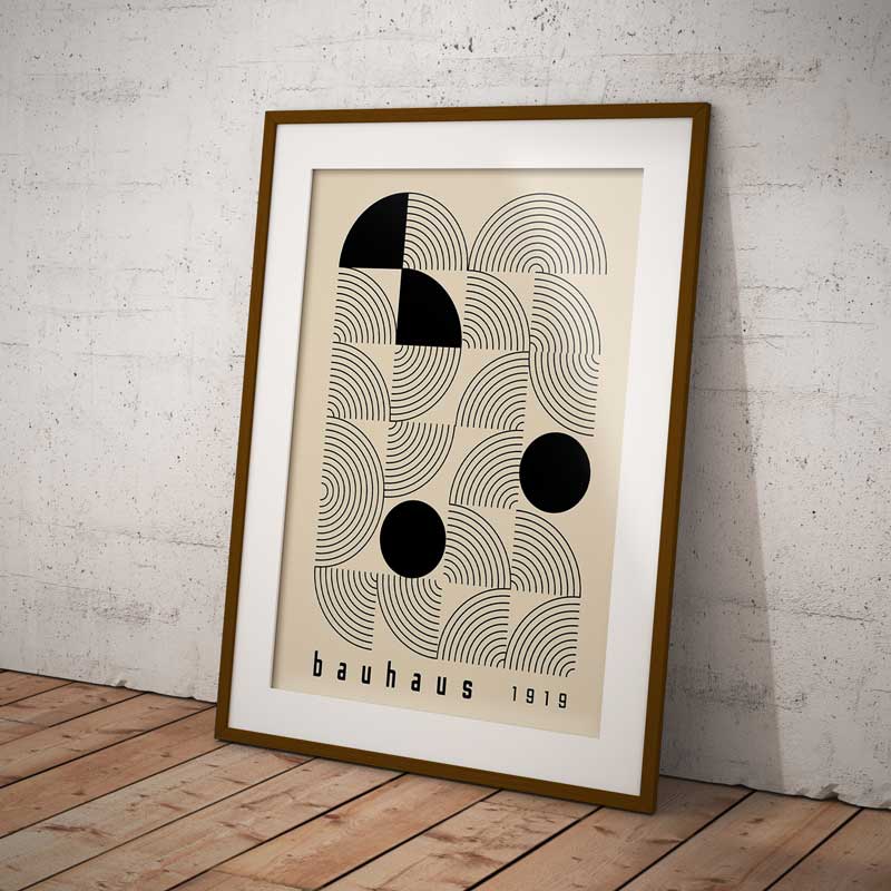 Quadro Decorativo Bauhaus Design 1919 | TrendHaus Decoração para Casa 2