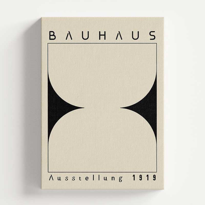 Quadro Decorativo Bauhaus Design Ausstellung 1919 U | TrendHaus Decoração para Casa