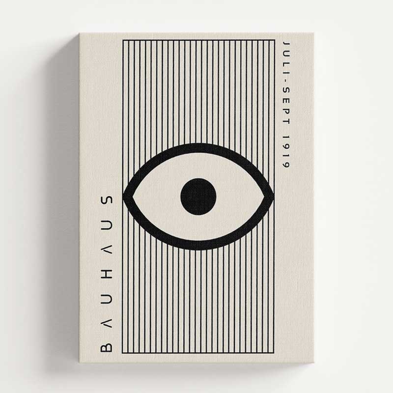 Quadro Decorativo Bauhaus Design Juli-Sept 1919 Eye | TrendHaus Decoração para Casa