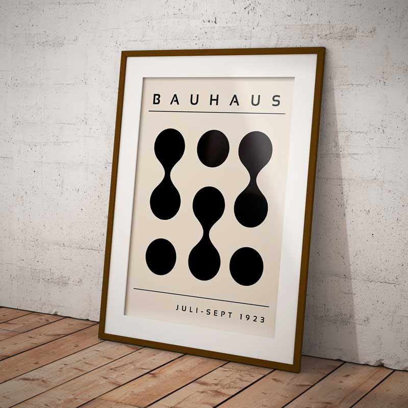 Quadro Decorativo Bauhaus Design Juli-Sept 1923 Organic | TrendHaus Decoração para Casa B