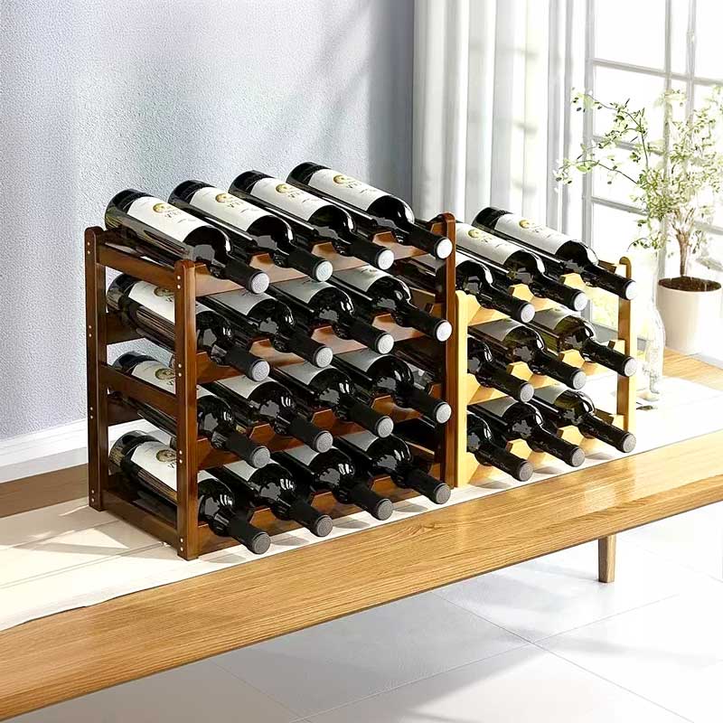 Suporte para Vinhos de Madeira Adega 3 | TrendHaus - Decoração para Casa