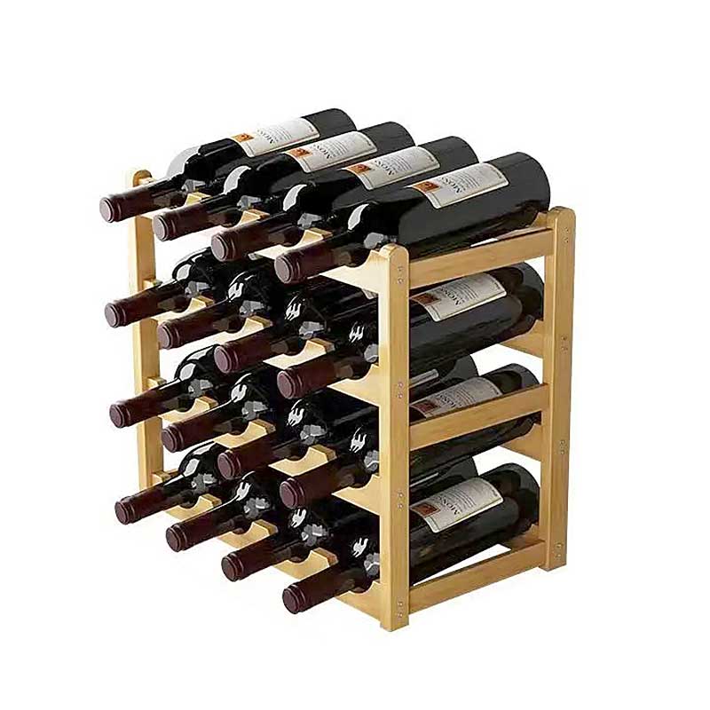 Suporte para Vinhos de Madeira Adega 14 | TrendHaus - Decoração para Casa