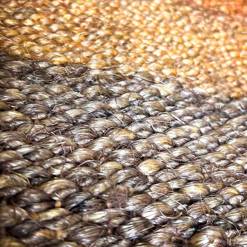 Tapete em Sisal Passadeira Terra Detalhe da Fibra Natural | TrendHaus - Decoração para Casa