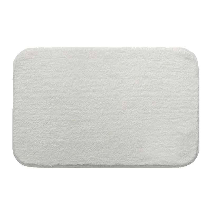 Tapete para Banheiro Antiderrapante Absorvente Plushy Branco 1 | TrendHaus - Decoração para Casa