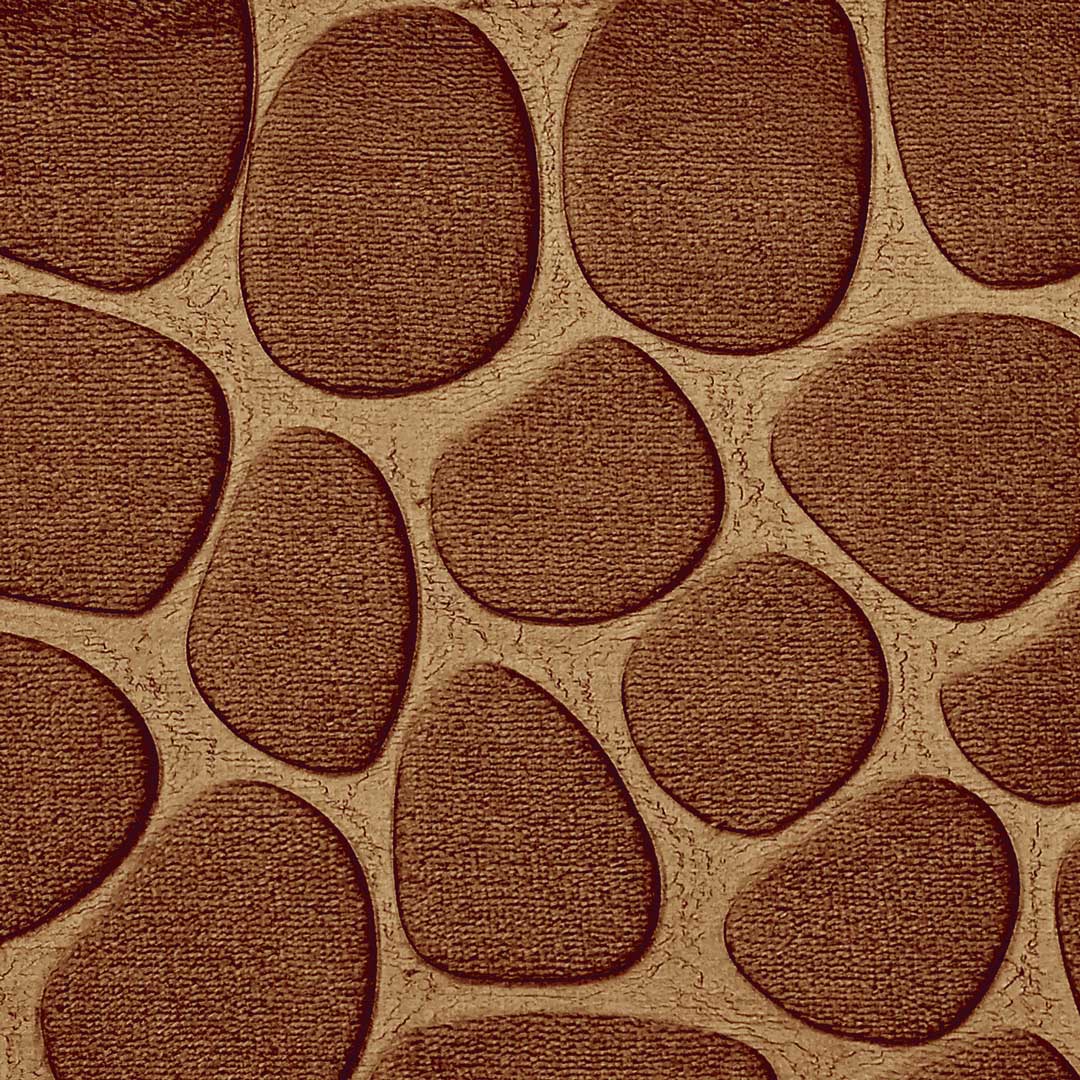 Tapete de Banheiro Antiderrapante Macio Pedras Marrom Textura | TrendHaus - Decoração para Casa