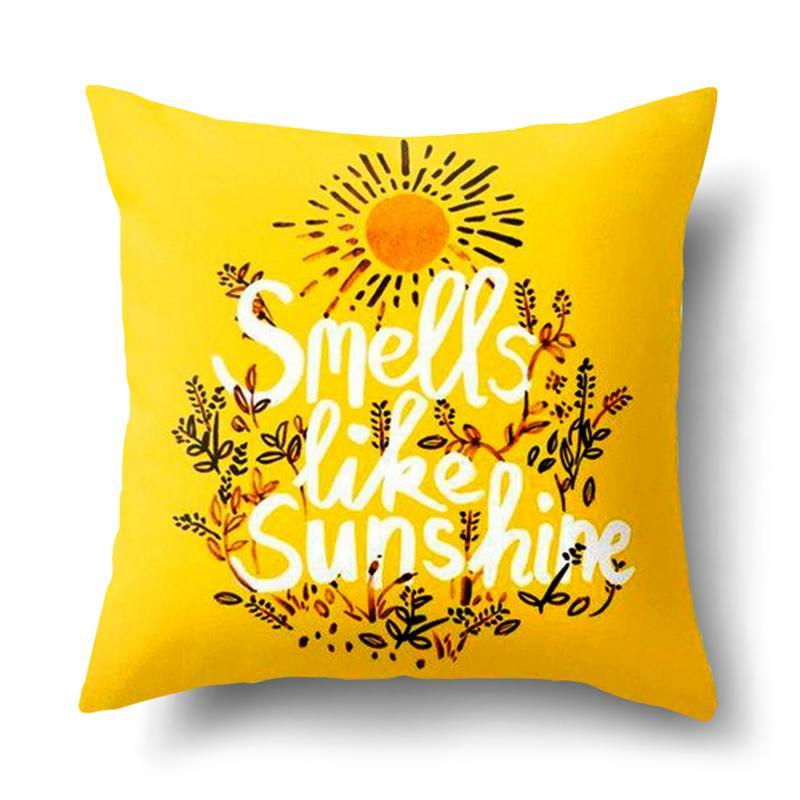 Capa de Almofada Yellow Sunshine - TrendHaus