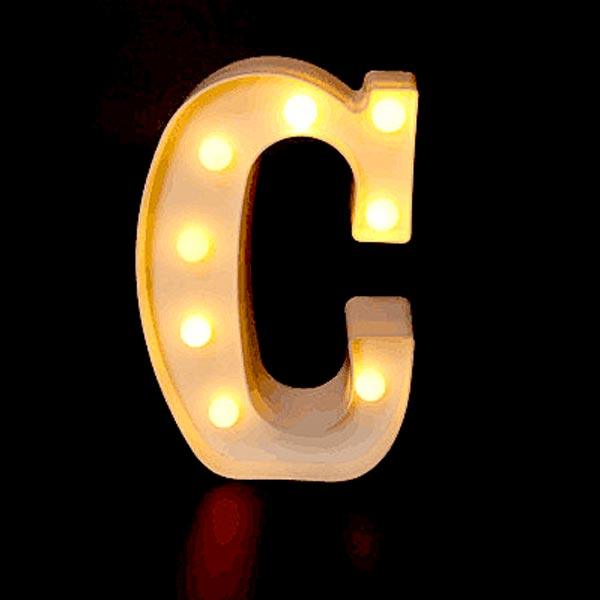 Luminária Letras Decorativas Decoram Sala | TrendHaus - Decoração para Casa C