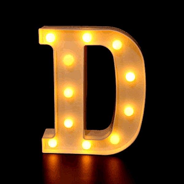 Luminária Letras Decorativas Decoram Sala | TrendHaus - Decoração para Casa D