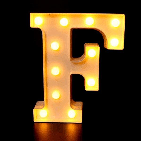 Luminária Letras Decorativas Decoram Sala | TrendHaus - Decoração para Casa F