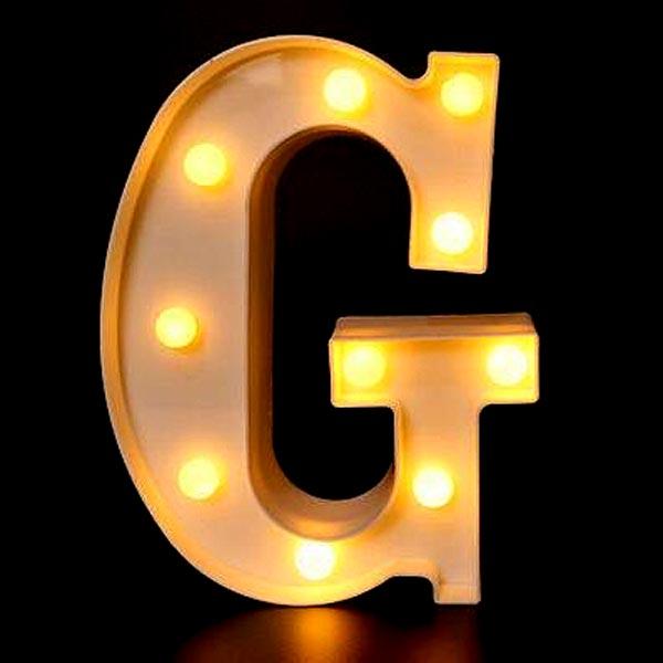 Luminária Letras Decorativas Decoram Sala | TrendHaus - Decoração para Casa G